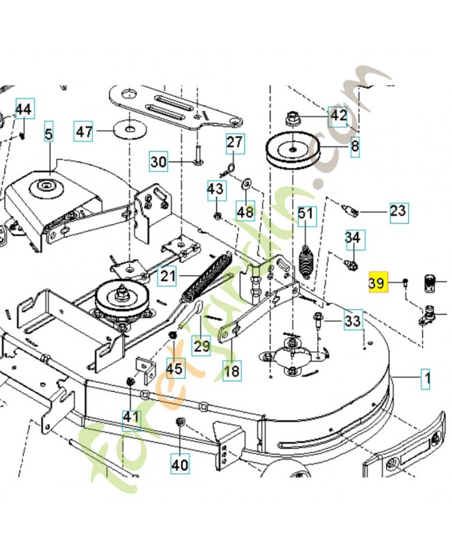 vis 596637301 - Pièce détachée Husqvarna