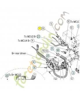 vis  M8X12 597887503. Pièce détachée Husqvarna