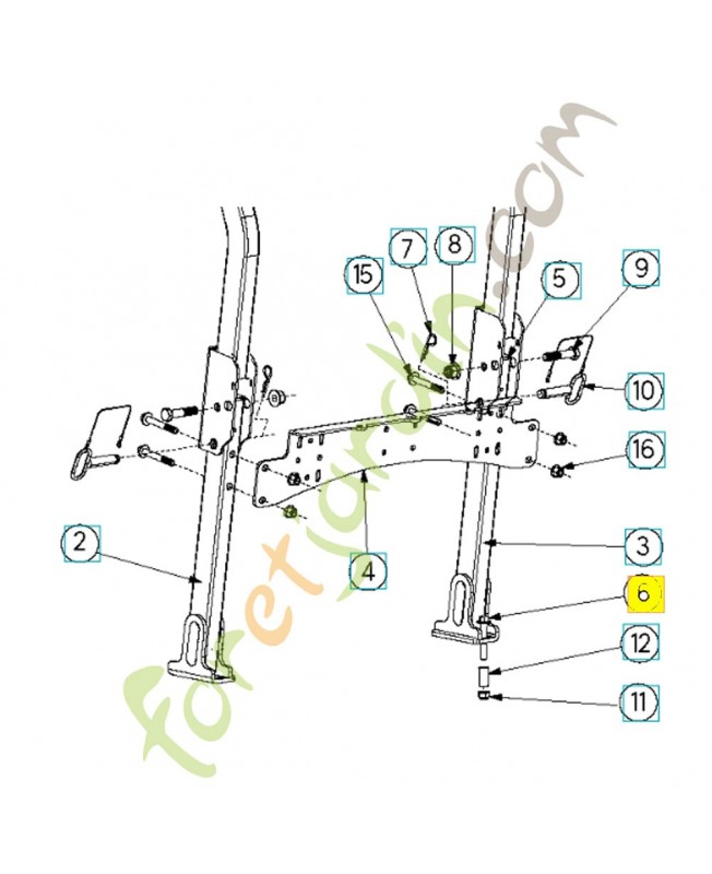 vis 597972301 - Pièce détachée Husqvarna