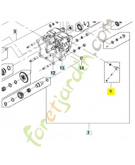  Kit vis 599348620 - Pièce détachée Husqvarna