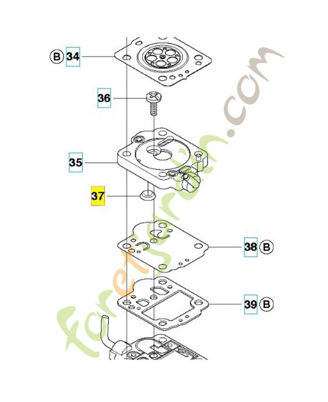 Tamis 504025001. Pièce de rechange Husqvarna