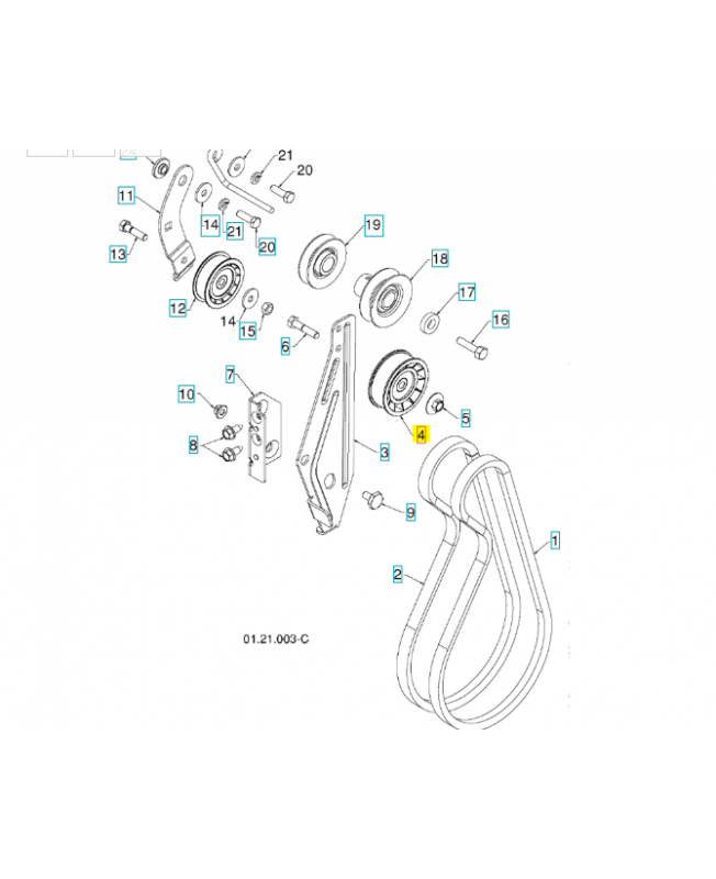 Pulley Idler 2.75 Idler 2.75