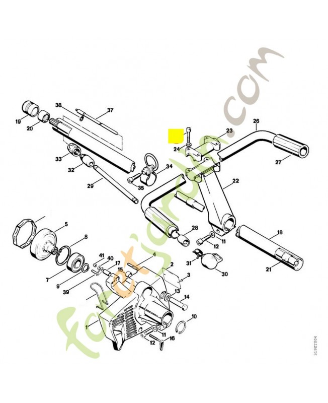 Vis cylindrique m6 x 35 9045-319-1380. Pièce de rechange Sithl / Vicking