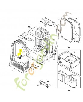 Jeu de ressorts 4203-760-9050. Pièce de rechange Sithl / Vicking