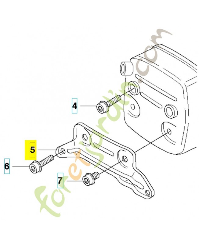 Support 579025901 husqvarna