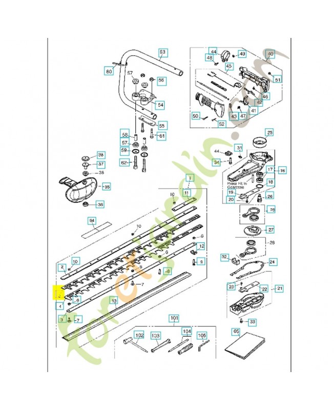 Lame 506627901. Pièce de rechange Husqvarna