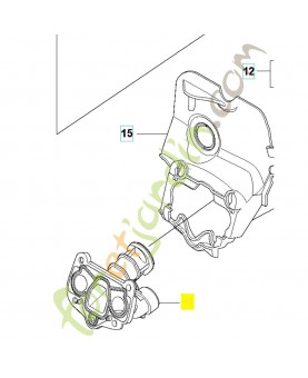 Tuyau 583964103. Pièce de rechange Husqvarna