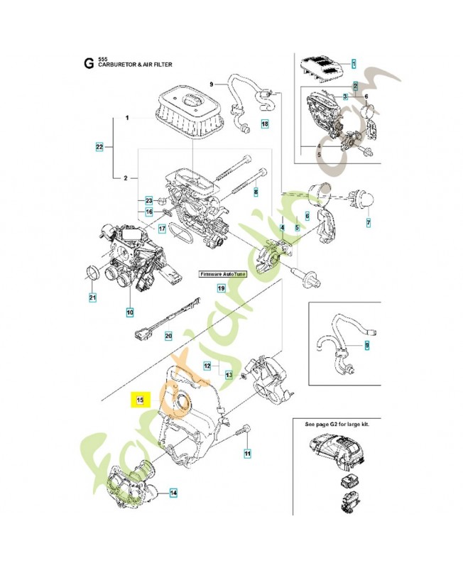 couvercle 520290901. Pièce de rechange Husqvarna couvercle 520290901. Pièce de rechange Husqvarna