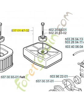 Filtre a air 537014702 - Pièce de détachée Husqvarna