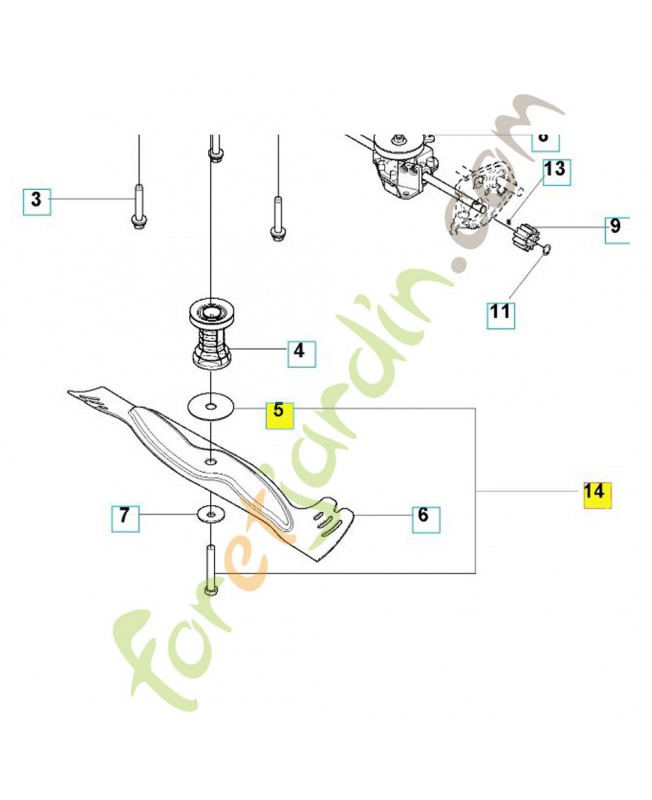 Boulon Husqvarna réf.589692601