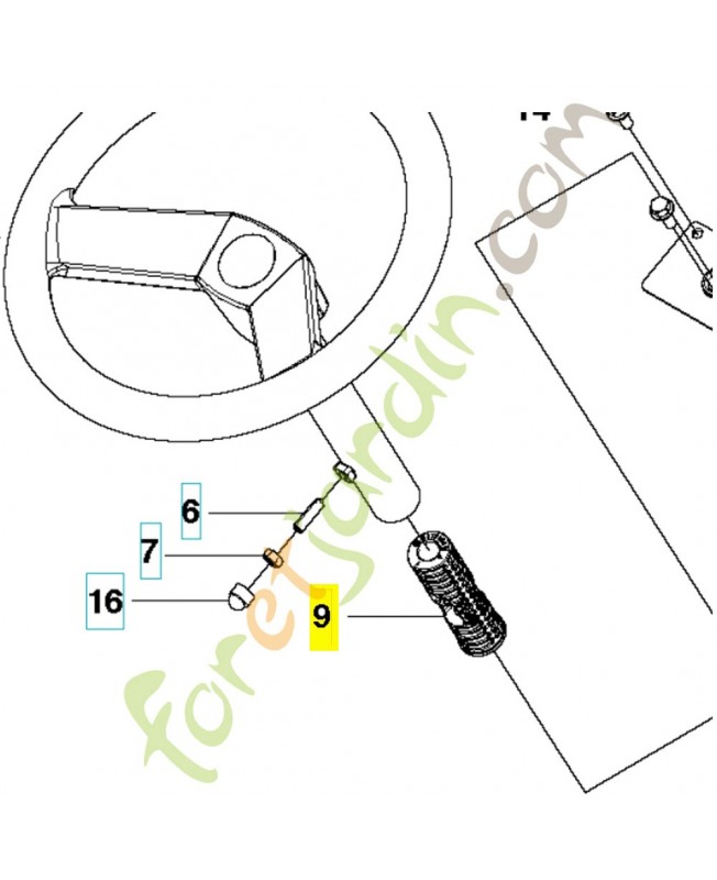 Entraineur 506516401- Pièce détachée Husqvarna