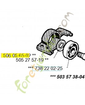 joint husqvarna 506056502. Pièce de rechange Husqvarna référence 506056502
