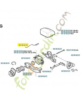 Levier 503889201. Pièce de rechange Husqvarna