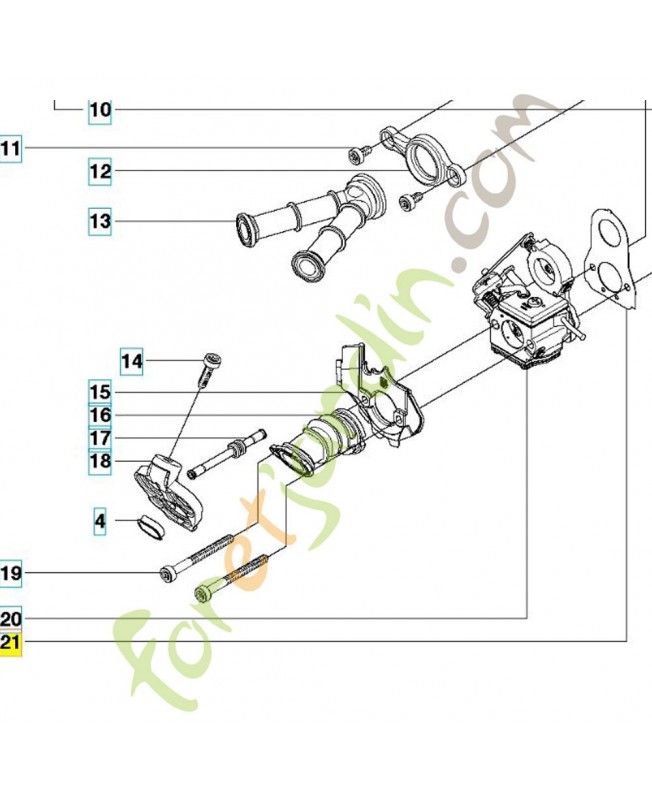 Joint carburateur 506376804. Pièce détachée Husqvarna Joint carburateur 506376804. Pièce détachée Husqvarna