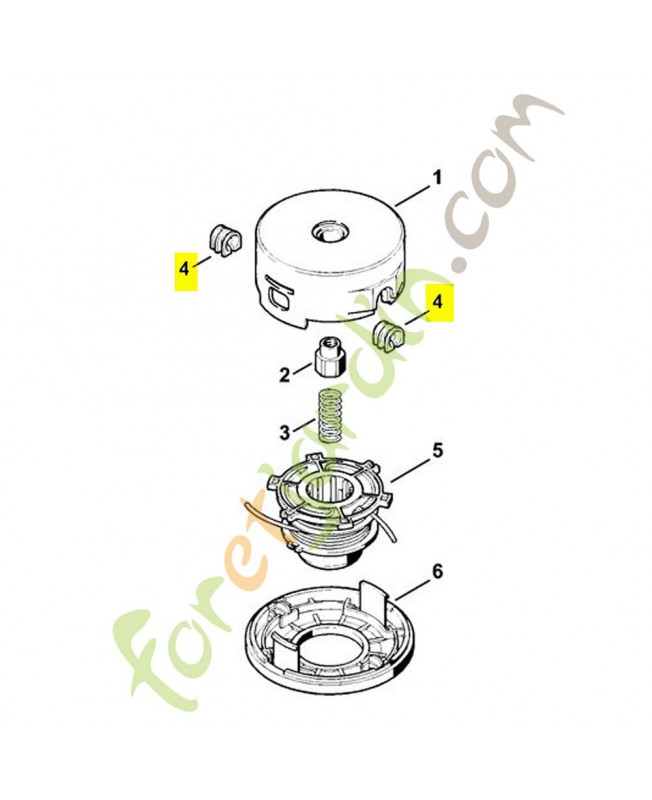 Douille 4003-713-8301. Pièce de rechange Sithl / Vicking