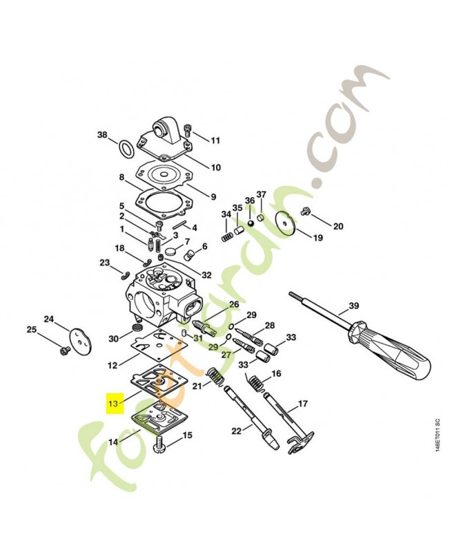 Joint 4116-129-0902. Pièce détachée Stihl / Vicking Joint 4116-129-0902. Pièce détachée Stihl / Vicking