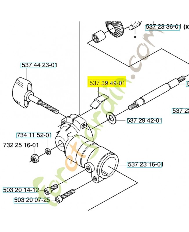 Joint 537394901. Pièce de rechange Husqvarna