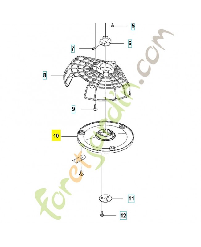 Disque de coupe 574487101.Pièce de rechange Husqvarna