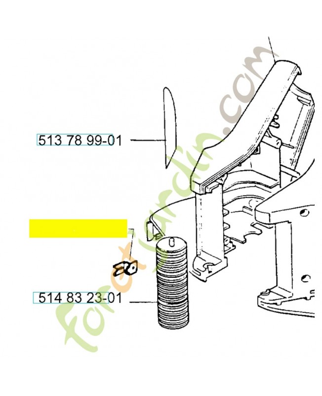 Maillon 514835300. Pièce de rechange Husqvarna