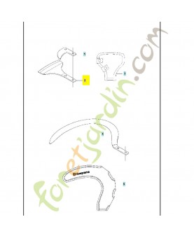 Maillon de coupe 587263301Pièce de rechange Husqvarna