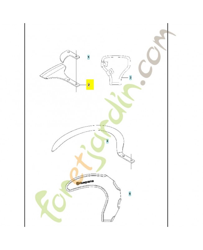 Maillon de coupe 587263301Pièce de rechange Husqvarna
