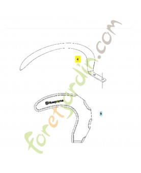 Maillon de coupe 587629801 Pièce de rechange Husqvarna