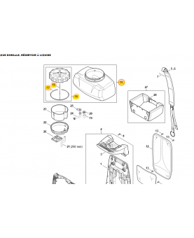 Reservoir a liquide 14ltr cpl 4244-700-0810