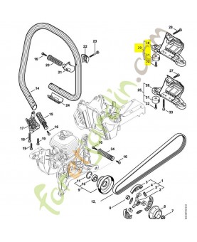 Support  référence 4238-790-7600 stihl