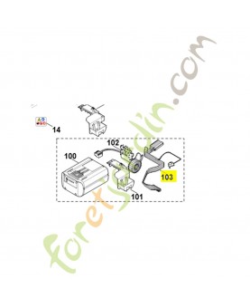 Cable ruban 6309-440-0310. Pièce de rechange Sithl / Vicking