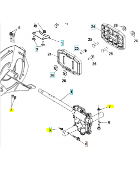 ecrou 595086601- Pièce détachée Husqvarna