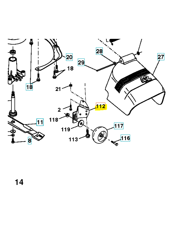 Support de roulette g.et d. Support de roulette g.et d.