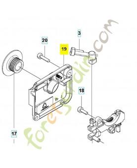 couvercle de pompe 576983101. Pièce de rechange Husqvarna