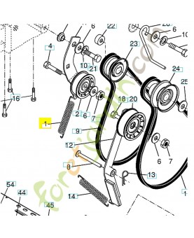 Ressort 532414557. Pièce de rechange Husqvarna