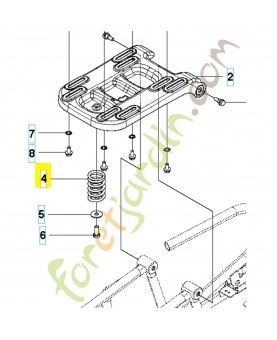 Ressort 506915301. Pièce de rechange Husqvarna
