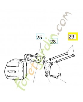 Vis m5x70 538227567. Pièce de rechange Husqvarna