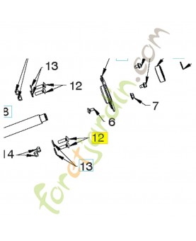 Boulon de carter 872110407. Pièce de rechange Husqvarna