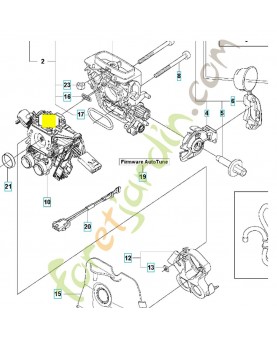 Carburateur kit 60cc 501463307. Pièce détachée Husqvarna