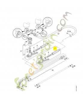 Tube 4247-502-3802. Pièce de rechange Sithl / Vicking