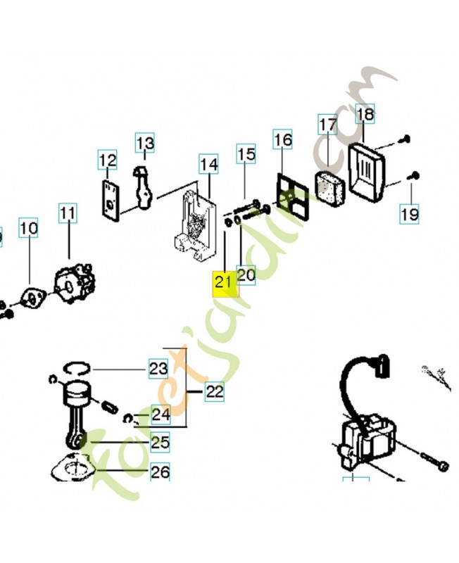 rondelle 530015254 - Pièce de détachée Husqvarna