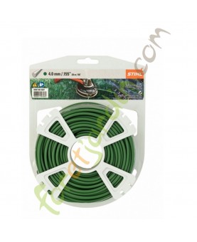 Fil nylon pour débroussailleuse 4 mm x 27 m STIHL 0000-930-3607