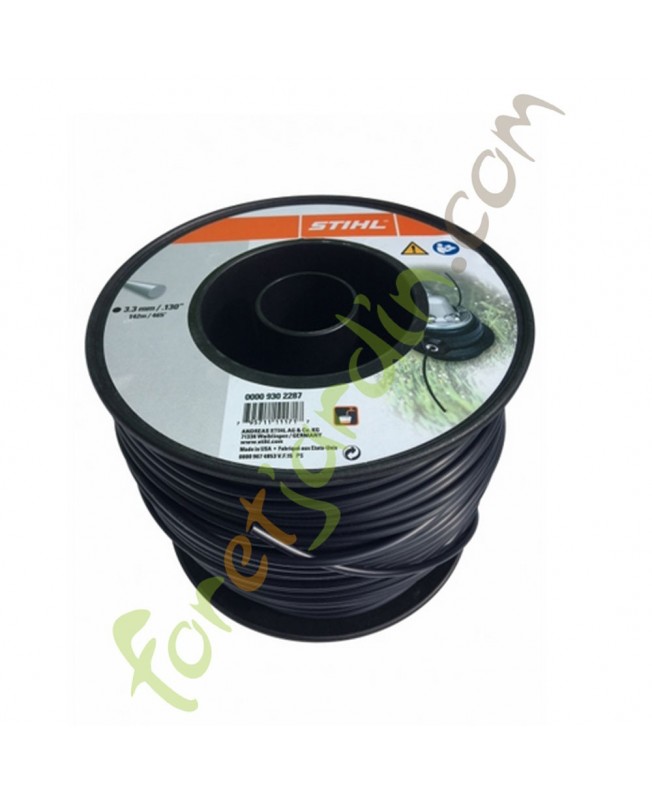 Fil nylon pour débroussailleuse 3.3 mm x 137 m STIHL 0000-930-2287 Fil nylon pour débroussailleuse 3.3 mm x 137 m STIHL 0000-930-2287