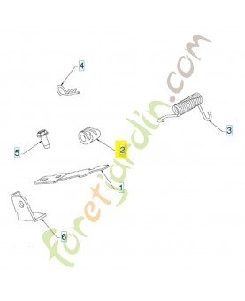 Serrure 532445291. Pièce de rechange Husqvarna