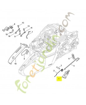 Manette des gaz stihl ref. 1142-182-1000