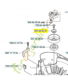 Rondelle 537090301. Pièce de rechange Husqvarna