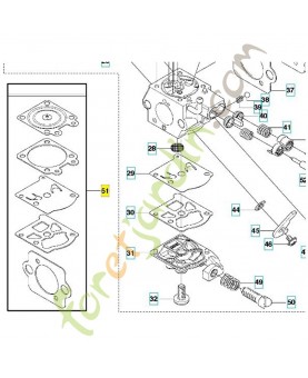 Kit membrane  référence 505278401 husqvarna