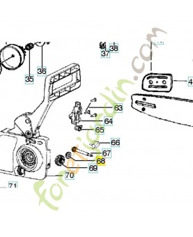 engrenage 545060201 - Pièce de détachée Husqvarna
