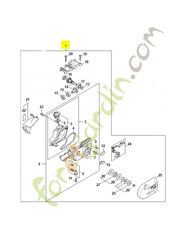 Réducteur 4182-640-0154. Pièce détachée Stihl / Vicking