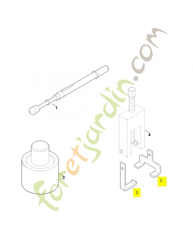 Jeu de toles 6903-007-1002. Pièce détachée Stihl / Vicking Jeu de toles 6903-007-1002. Pièce détachée Stihl / Vicking