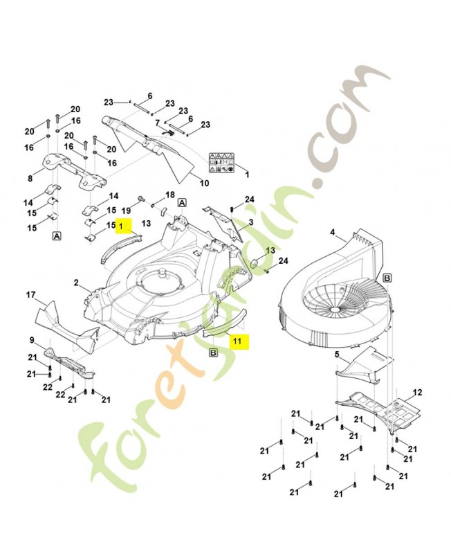 Baguette de protection 6378-706-7301. Pièce détachée Stihl / Vicking Baguette de protection 6378-706-7301. Pièce détachée Stihl / Vicking