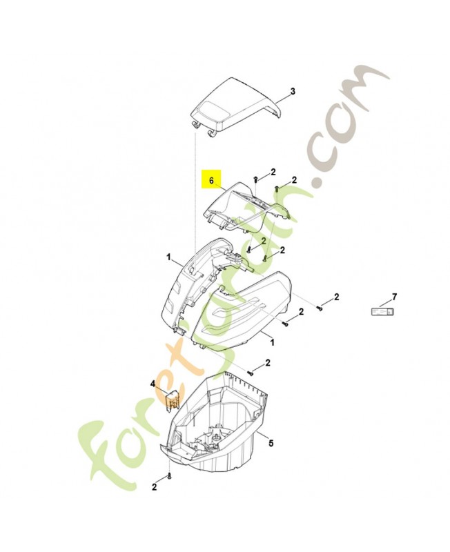 Recouvrement 6372-706-0700. Pièce détachée Stihl / Vicking Recouvrement 6372-706-0700. Pièce détachée Stihl / Vicking